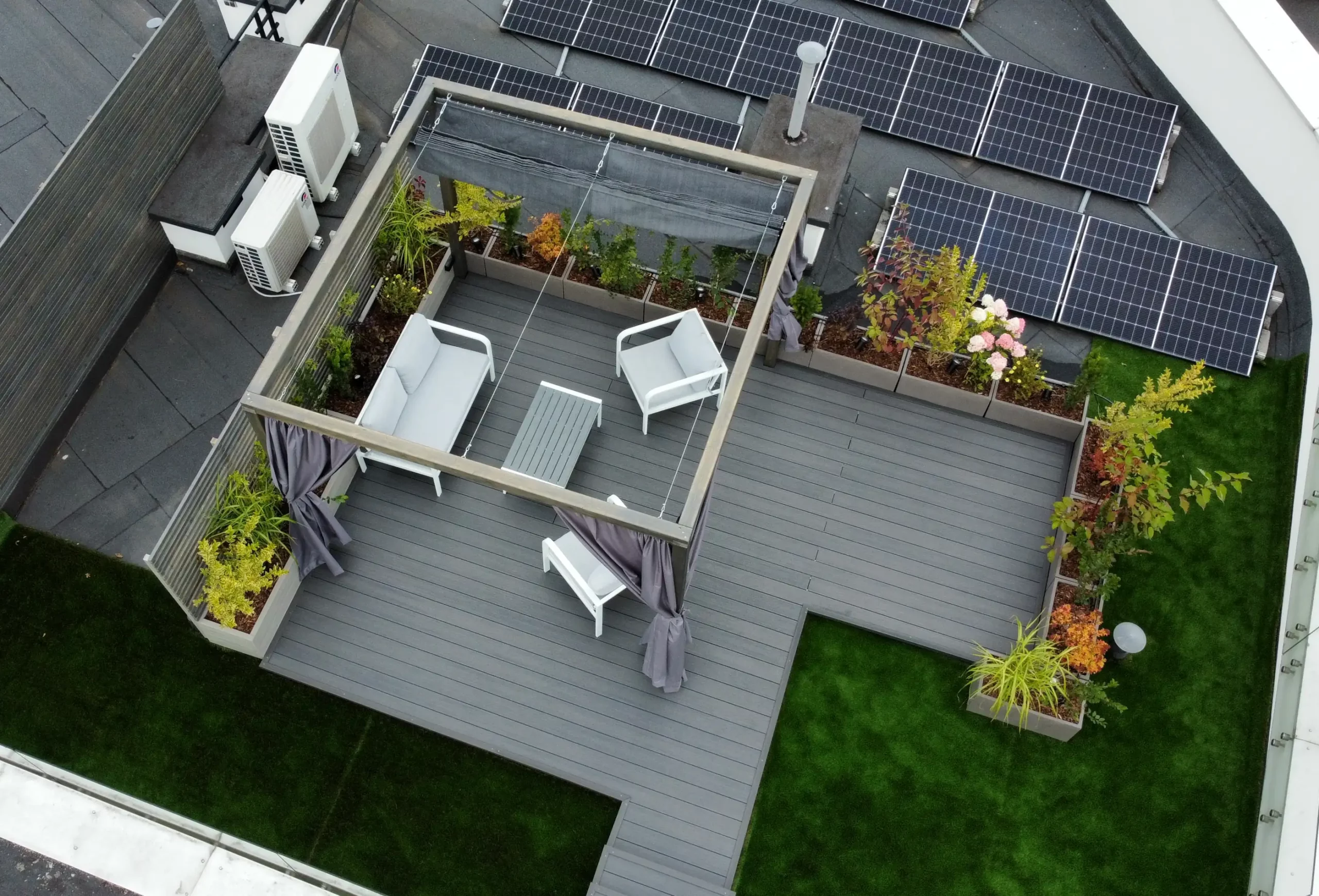 Transformacja tarasu na dachu