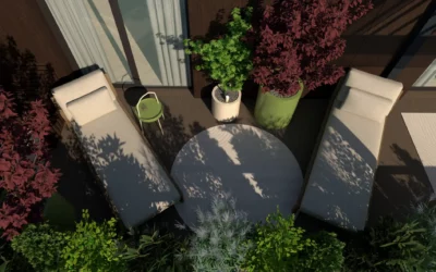 Projekt tarasu z pergolą – nowoczesny taras do spotkań i relaksu